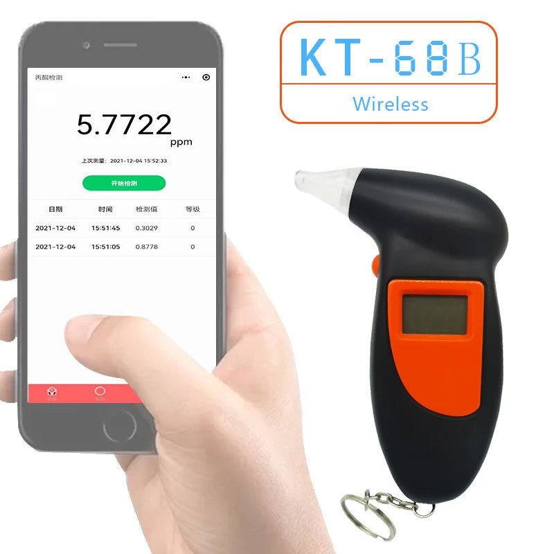GREENWON BT APP Wireless Connect Ketone Breath Meter Tester Detector Fat Burning Weight Loss Keto Ketosis Diet