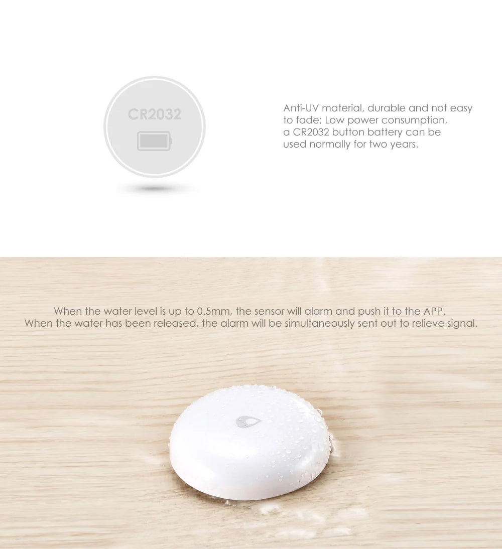 Global version Aqara Water Immersing Sensor Zigbee Flood Water Leak Detector Alarm Smart Home Security For Xiaomi mihome Homekit