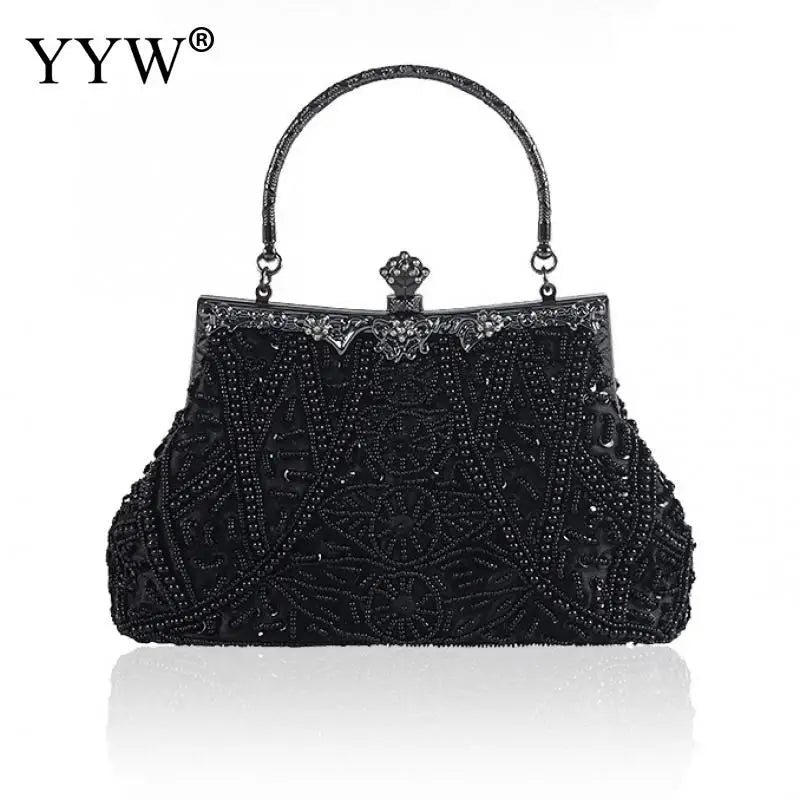 Vintage Handbag Female Luxury Evening Bags Dark Blue Party Purses And Handbags Designer Womens Clutch Crossbody Bags Sac A Main