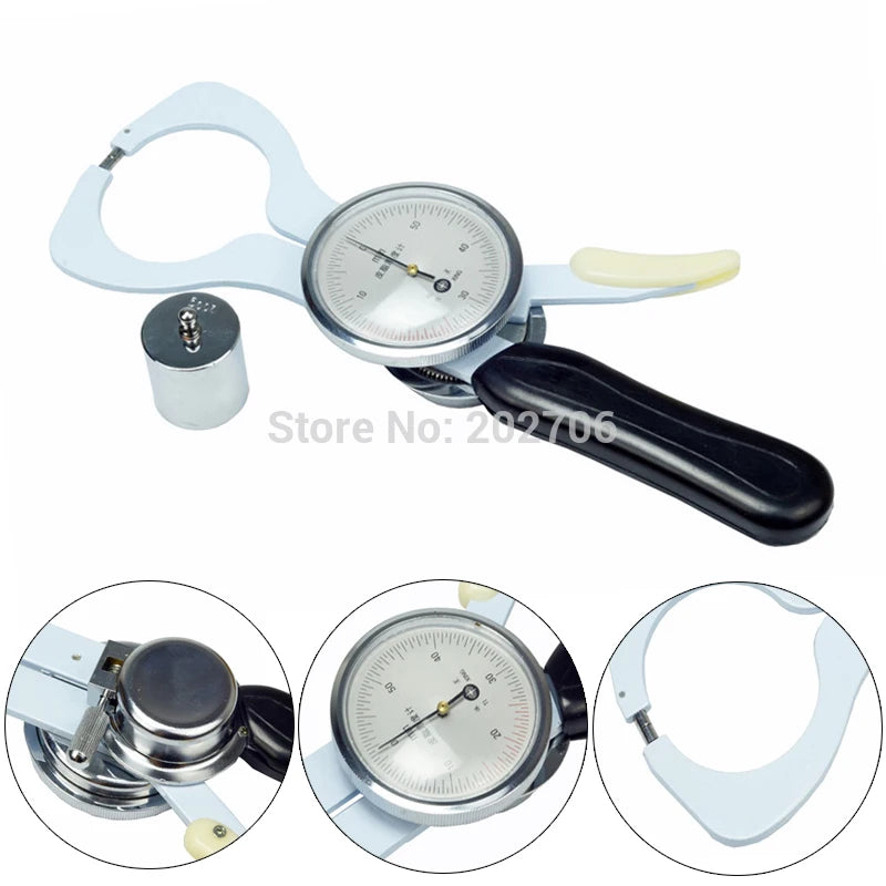 High Quality Metal Body Fat Caliper Skinfold Caliper Harpenden Type Skinfold Caliper Medidor De Gordura Measuring Body Fat Teste