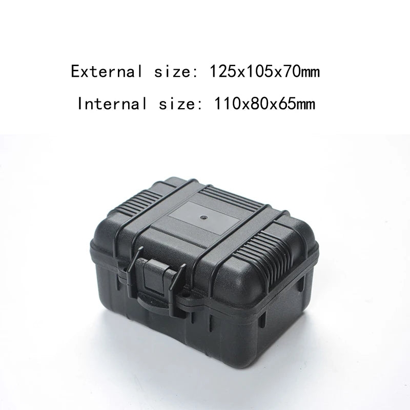 Waterproof Safety Case ABS plastic ToolBox Outdoor Sealed Safety tool Box Equipment instrument Tool Case shockproof