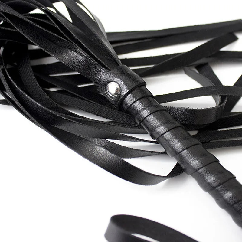 Erotic Slave Whip Leather Tassel Adult Games BDSM Bondage Sex Toys For Woman Harness Flogger Spanking Bondage Restraints Couples