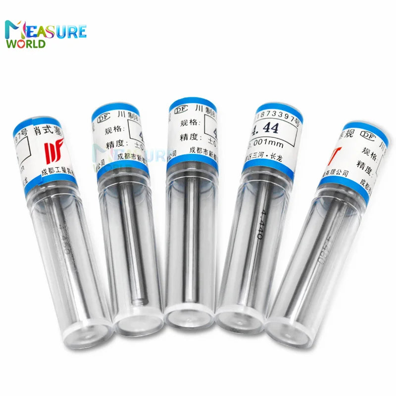 10pcs/lot Pin gauge Smooth Plug Gauge Hole Gauge size 0.5-5.99mm 6-9.99mm step 0.01mm Cylindrical Pin Gage Gauge Measuring Tool