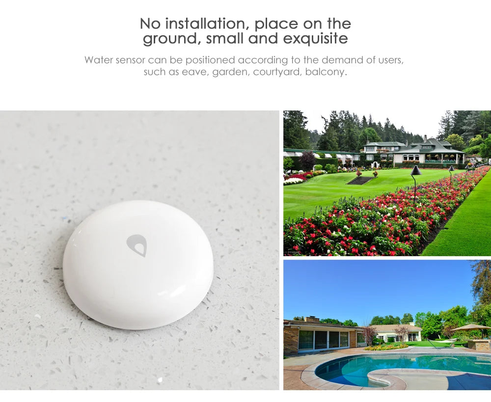 Global version Aqara Water Immersing Sensor Zigbee Flood Water Leak Detector Alarm Smart Home Security For Xiaomi mihome Homekit