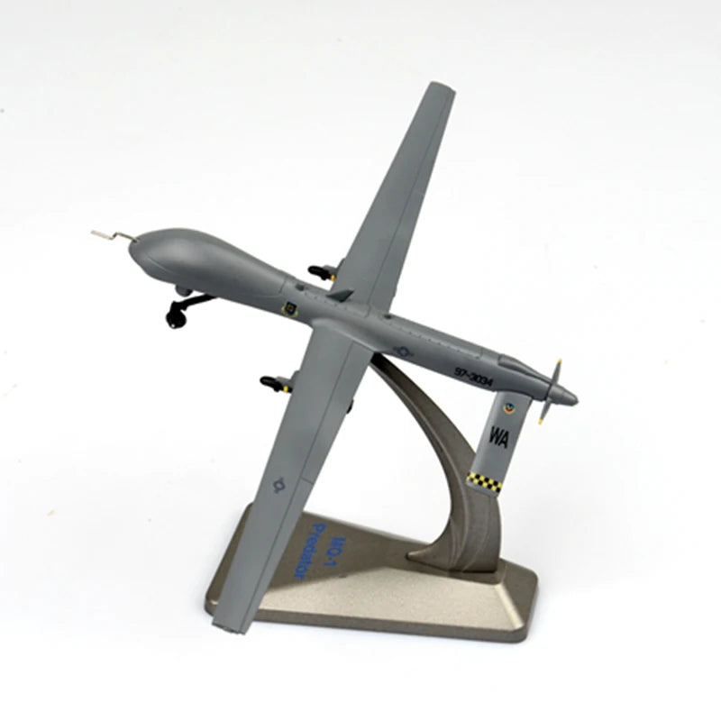 JASON TUTU 1/72 Scale MQ-1 Predator Drone Reconnaissance Collection Metal Diecast Model Aircraft Plane Drop shipping