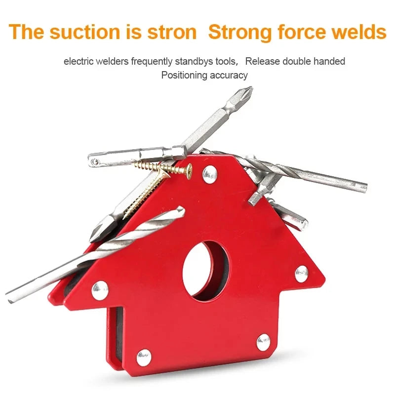 25/50/75 LBS Soldering Locator Strong Magnet Welding Magnetic Holder 3 Angle Arrow Welder Positioner Welding Tool