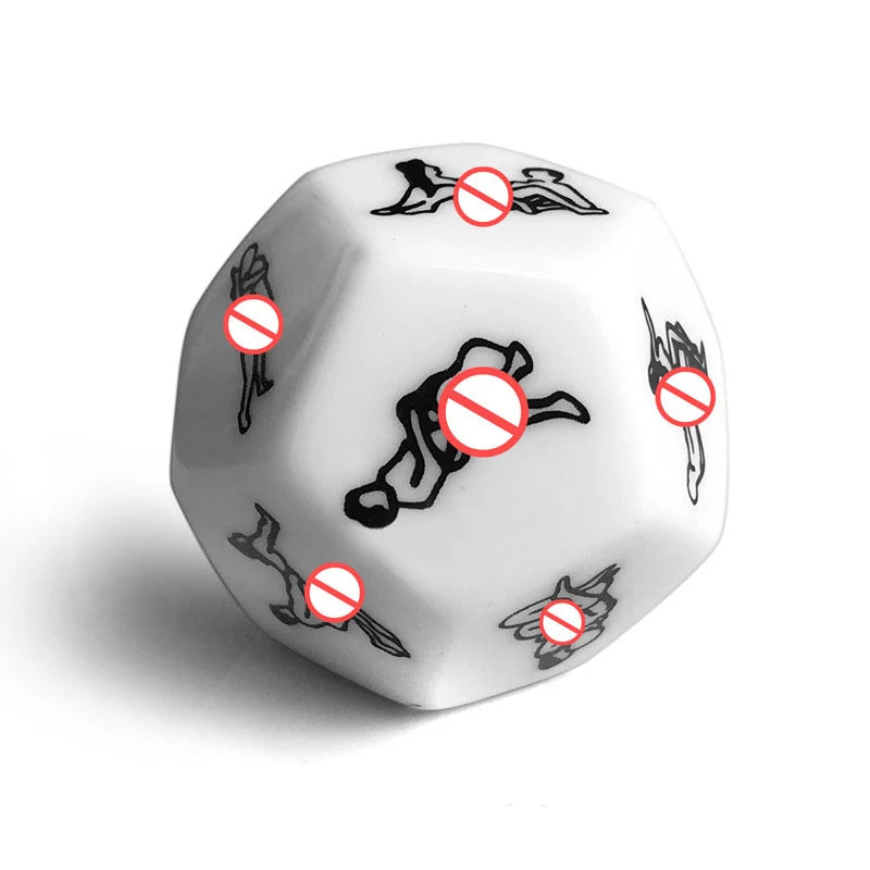 12 Side Sex Dice Erotic Craps Sex Glow Dice Letter Dice Sxe Love Positions Dice Sex Funny Adult Dice Games Bdsm Bondage Dice