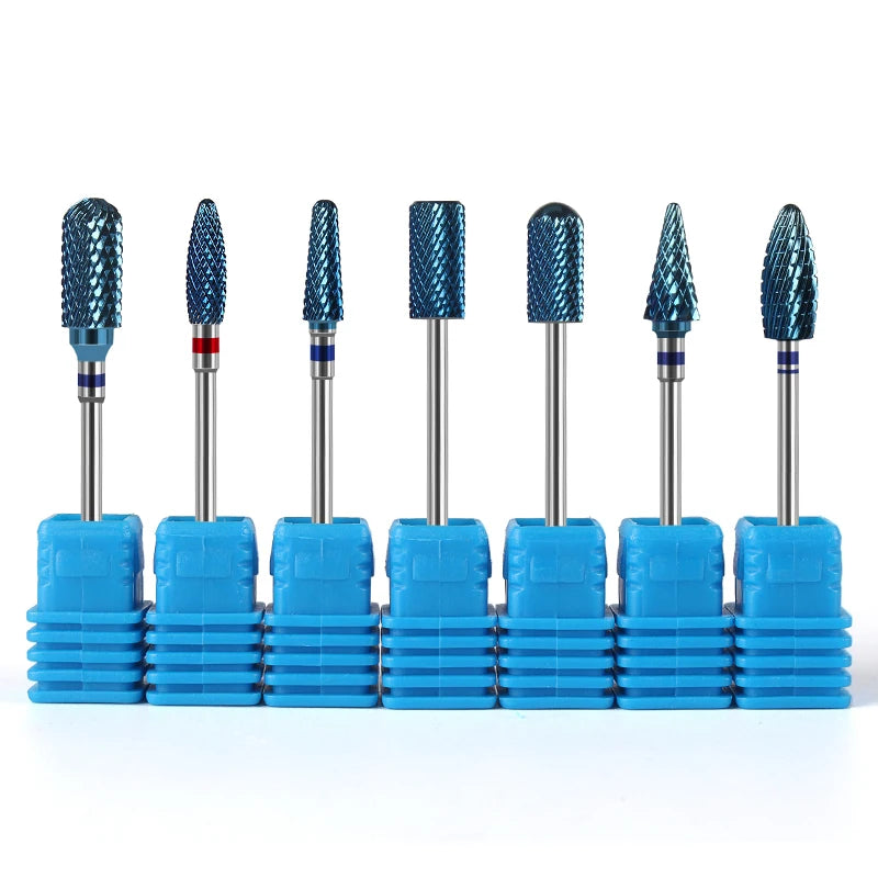 Tungsten Carbide Nail Drill Bit For Manicure Machine Milling Cutters For Removing Gel Varnish Cuticle Clean Nail Polishing Tools