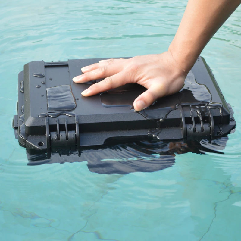ABS Plastic Safety Equipment Tool Box Waterproof Sealed ToolBox Impact Resistant Tool Case Suitcase with Pre-cut Sponge