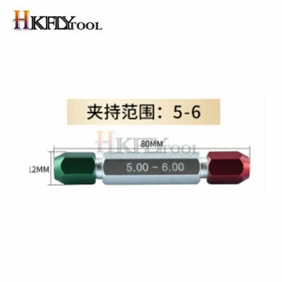 CNC Red Green Clamp Holder Needle Gauge Double Heads Pin Handle Go-and-not-go Plug Gauge Measuring Tool