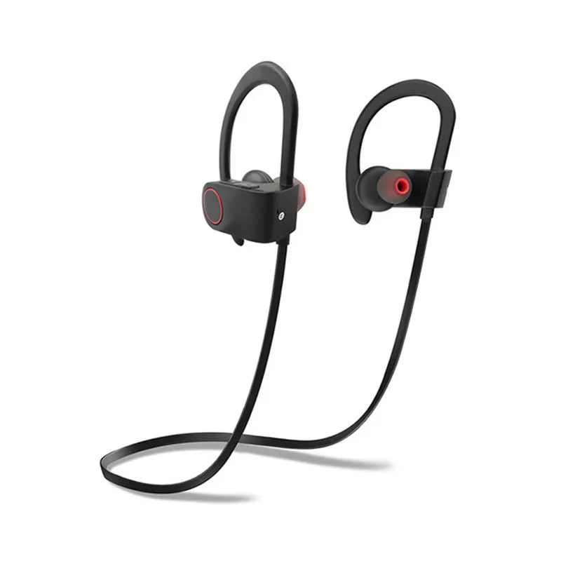 U8 Wireless Earphone Bluetooth 4.1 Headset with Microphone Ear Hook Sport Cordless Phone Bluetooth Earbuds Earpieces