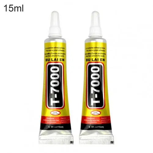 2pcs T7000 110ml Glues Multipurpose Adhesives Super Glues Black Liquid Epoxy Glues For DIY Crafts Glass Phone Case Metal Fabric