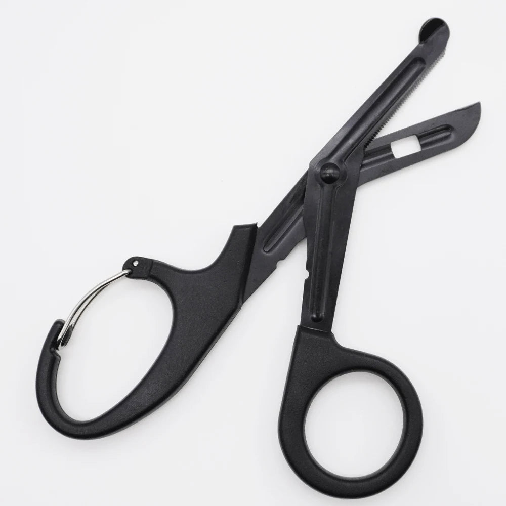 Rhino Rescue 18.5cm Emergency Shears Fluoride-Coated Stainless Steel Scissors for Outdoor Tactical Kit