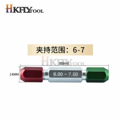 CNC Red Green Clamp Holder Needle Gauge Double Heads Pin Handle Go-and-not-go Plug Gauge Measuring Tool