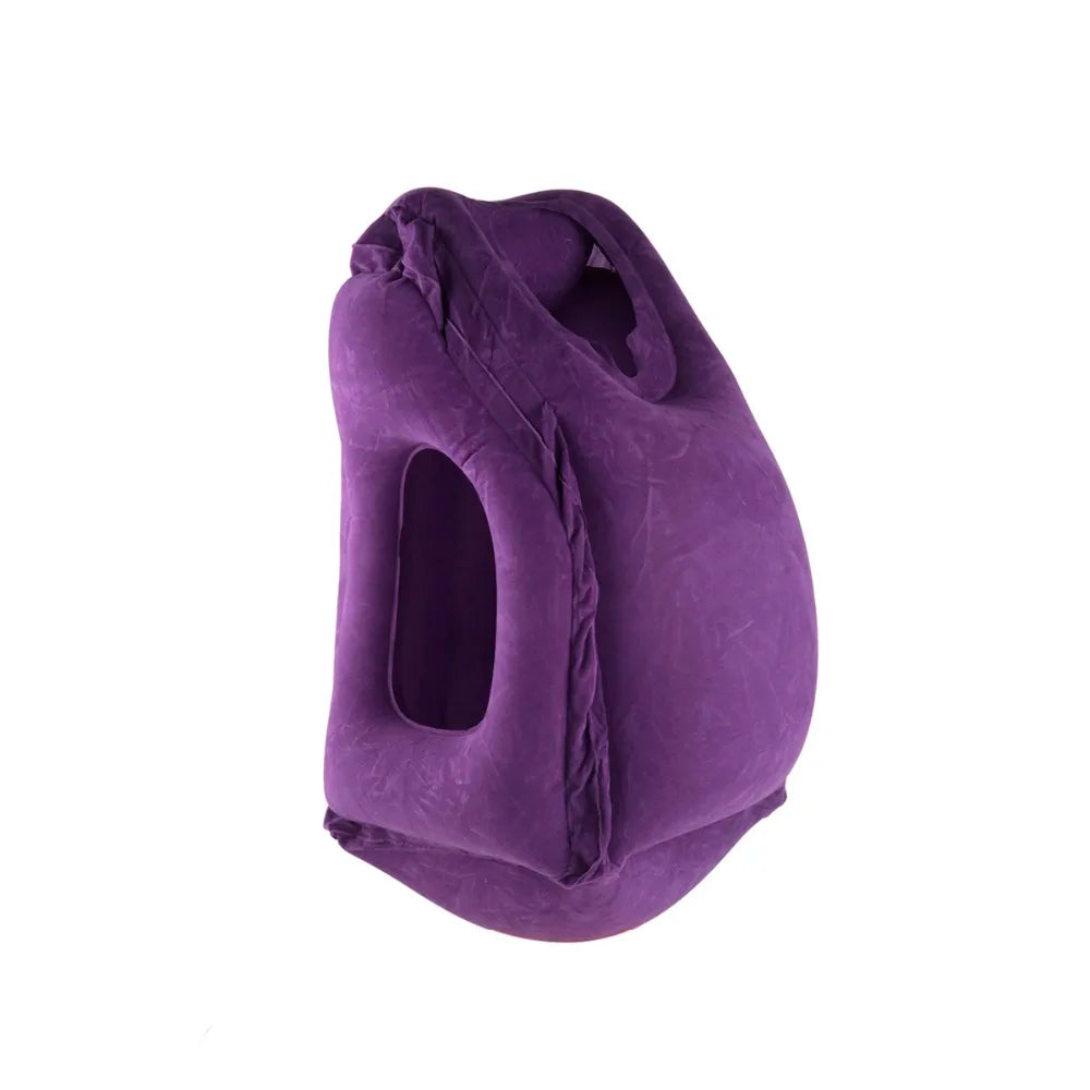 Multifunctional Car Airplane Inflatable Travel Pillow Pillows Portable Inflatable Body Sleeping Air Pillow for Travel Home Use