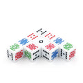 10pcs/pack Carving Dice 16mm Square Corner White #16  High Quality Boutique Poker Dice