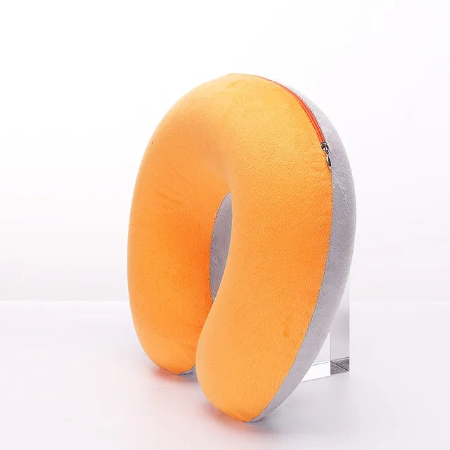 Sale 1PC Headrest Soft U Shaped Cushion Air Flight Inflatable Pillows Car Nursing Cushion Travel Pillow Support Neck