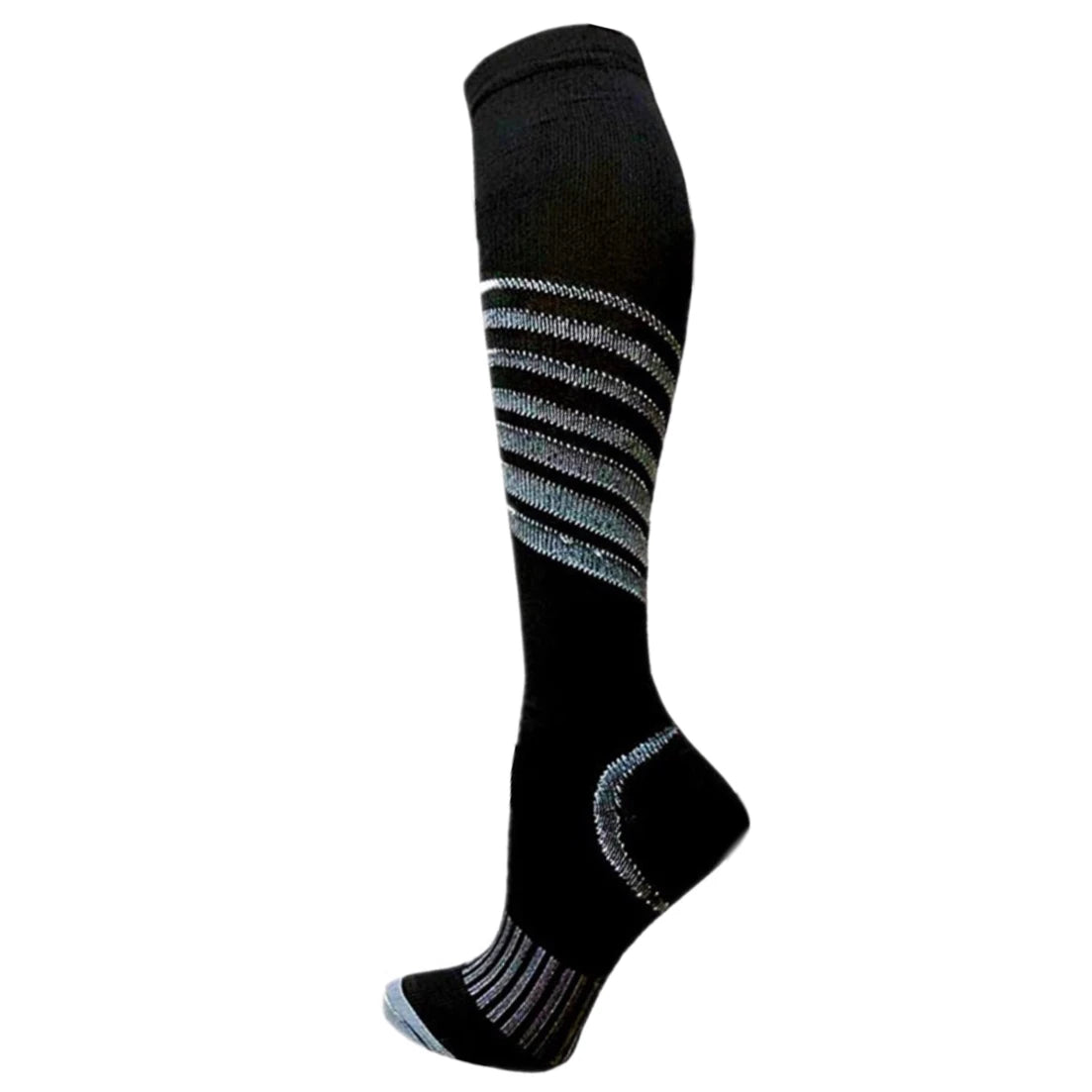 Compression Stockings Blood Circulation Promotion Slimming Compression Socks Anti-Fatigue Comfortable Solid Color Socks