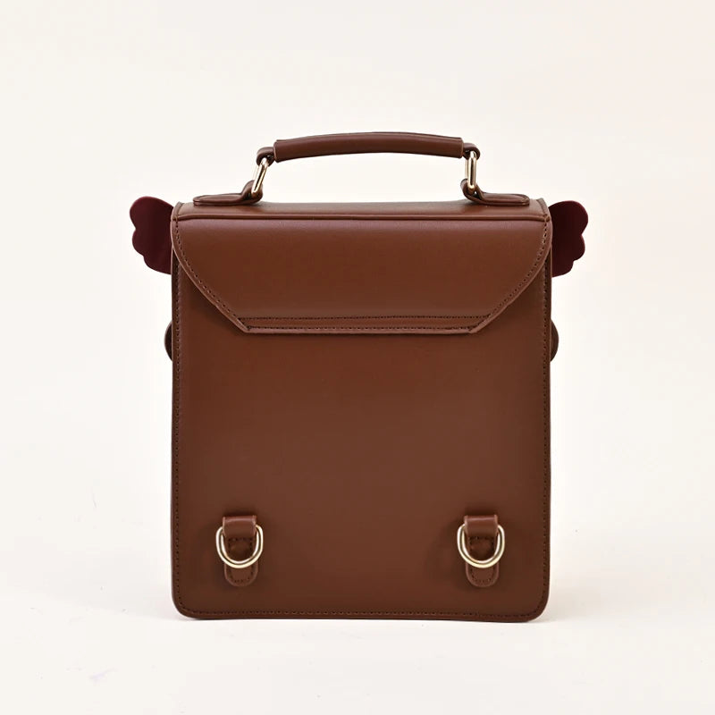 Fashion Ita Bags Luxury Leather Japanese Lolita Girls Crossbody Messenger Bag Lady Uniform Shoulder Handbag School Backpack