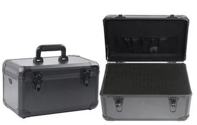 Portable Aluminum Tool Box Safety equipment Toolbox Instrument box Storage Suitcase Impact Resistant Case With Sponge 37*22*21cm