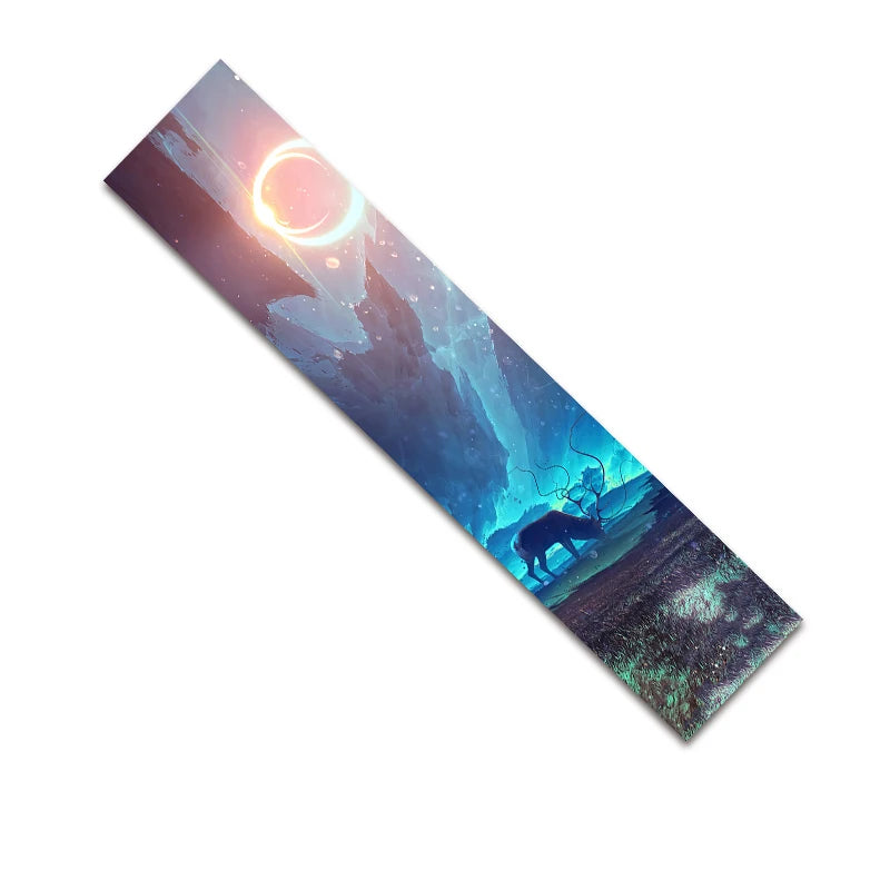 120X25cm Digital Spray Emery Skateboard Sandpaper Double Rocker Long Board Dance Board Scooter Fish Board Deck Sticker Griptape