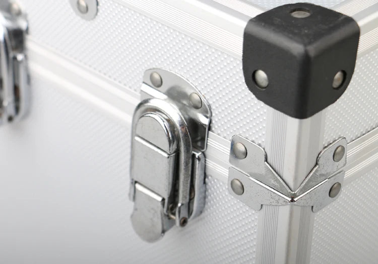 Aluminum Alloy Frame Toolbox Multi-function Thickening Aviation Grade Instrument Camera Equipment Display Cosmetics Case
