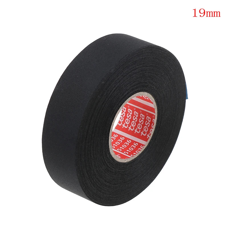 1Pc Tesa 51036 Adhesive Cloth Tape Fabric Wiring Loom Harness Length 25m