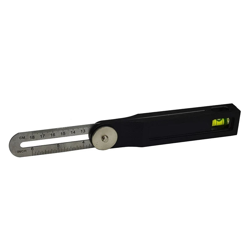 360 Degree Angle Finder T Bevel Gauge Digital Protractor Inclinometer Ruler Sliding LCD Display Stainless Steel Electronic Level