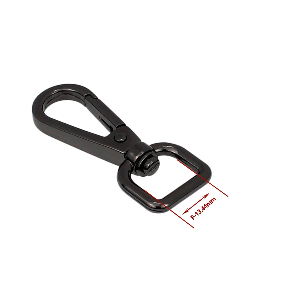 50Pcs Metal Swivel Leather Bag Handbag Purse Shoulder Strap Belt Clip Trigger Buckle Keychain Key Ring Dog Chain Collar Clasp
