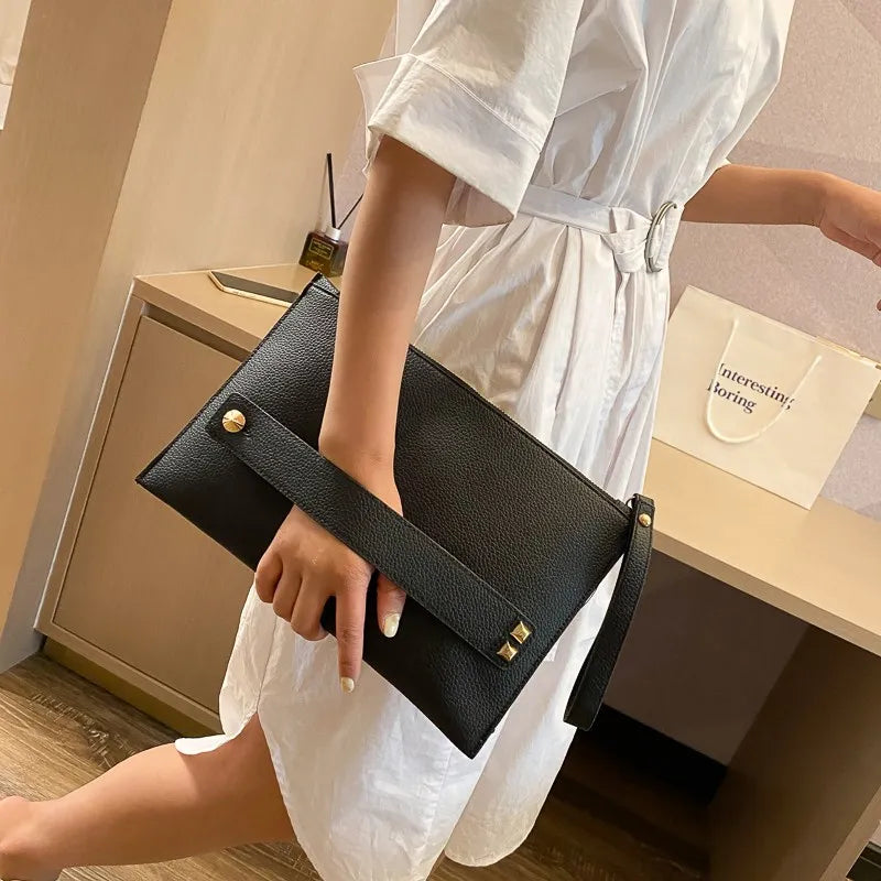 Fashion Luxury Handbag Women Bags PU Leather Designer Ladies Evening Envelope Bag Female Day Clutches 2026 New Lady Clutch Purse