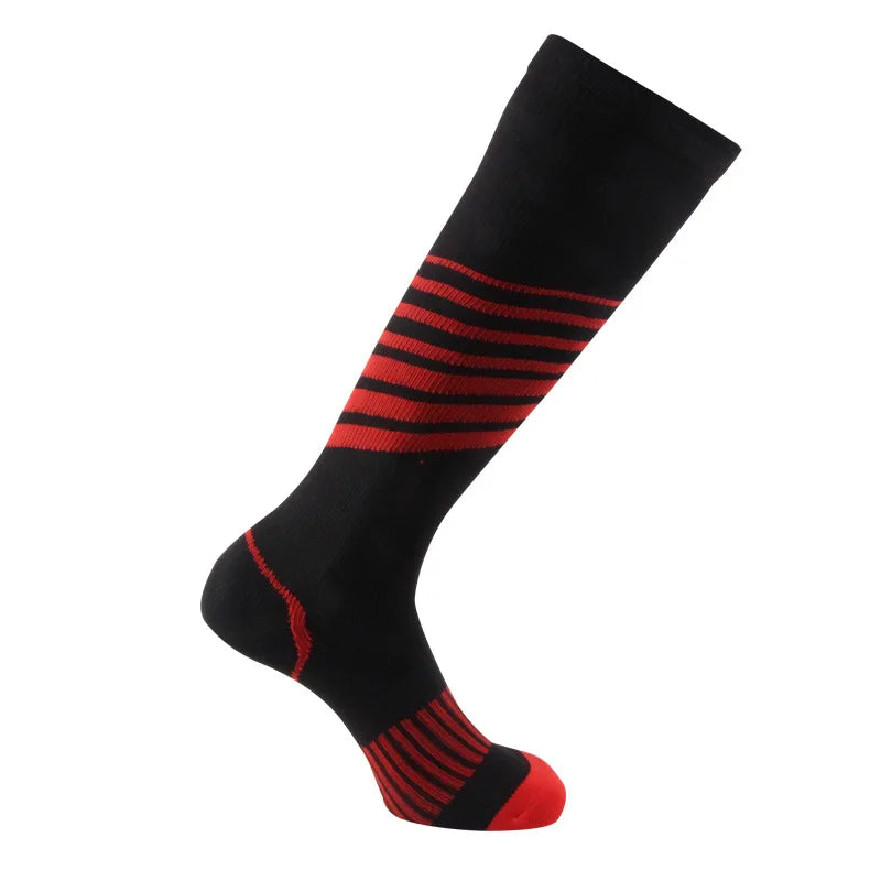 Compression Stockings Blood Circulation Promotion Slimming Compression Socks Anti-Fatigue Comfortable Solid Color Socks