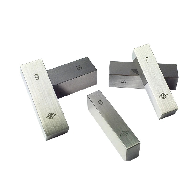 Steel Block Gauge Measure Gage Block Steel Square Gage Block 1mm, 2mm, 3mm, 4mm, 5mm, 6mm, 7mm, 8mm-9mm 100mmSteel Square Gauge