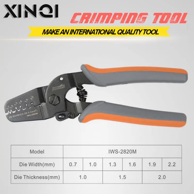 Crimping Tool Pliers JST XH-2.54 Crimping pliers for JST 2.54 2510 Connectors With Connector plug + needle +socket Header