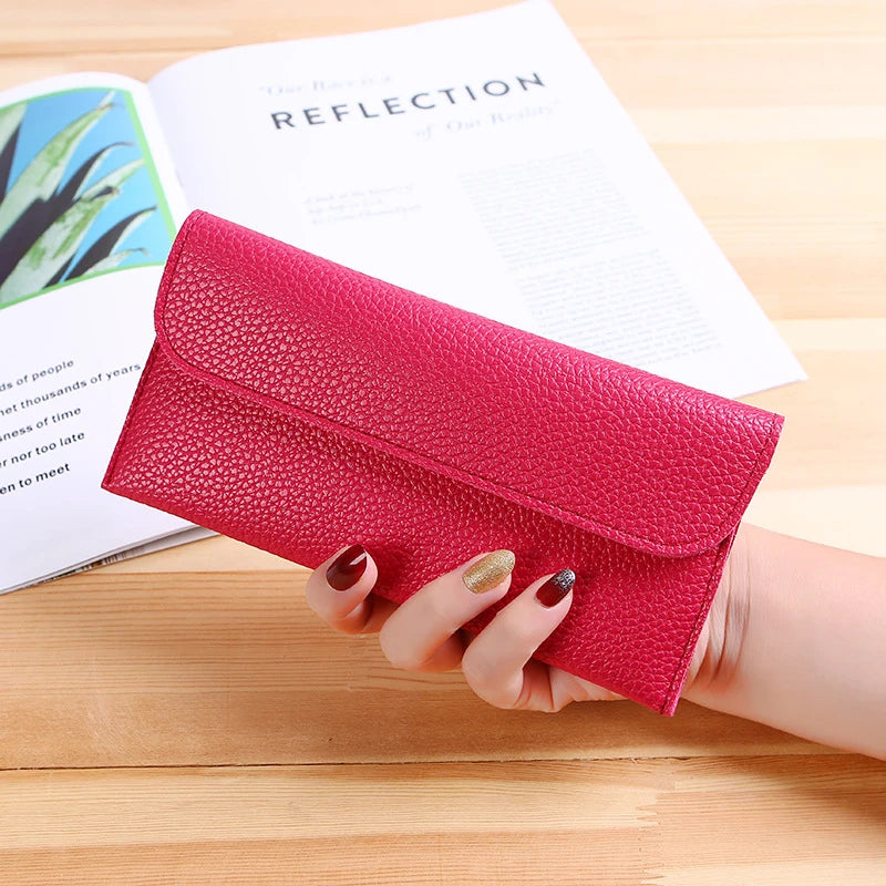 Hot Sale Women's Long Purse Mini Luxury Partys Clutch Bag Multi-functional Leather Evening Handbag Phone Banknote Card Wallet