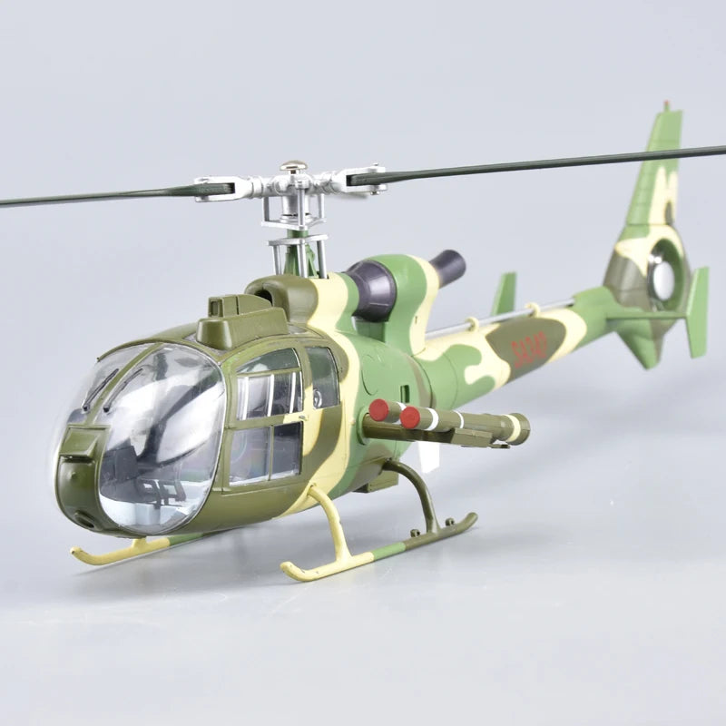Diecast Metal Gazelle SA341/342 Helicopter 1/32 Scale Replica Model Aircraft Airplane Model Toy For Collection