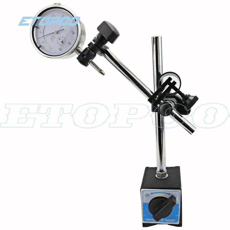 Universal Mini Flexible Dial Test Indicator Magnetic Base Holder Stand Magnetic Correction Gauge Stand Indicator Tool