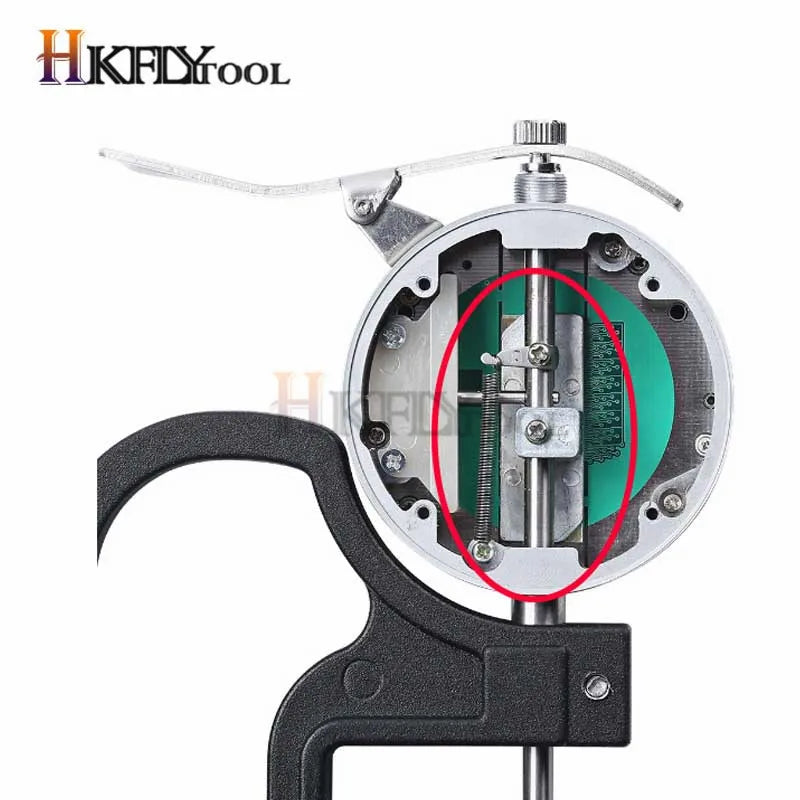 0.001mm/ 0.01mm Digital Display Thickness Gauge Meter 12.7mm Portable LCD Electronic Thickness Tester