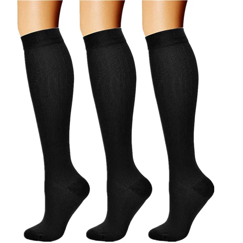 New Compression Socks Wholesale Athletic Best Graduated Medical Nursing Socks Men Women Fit For Running Outdoor Hiking Flight