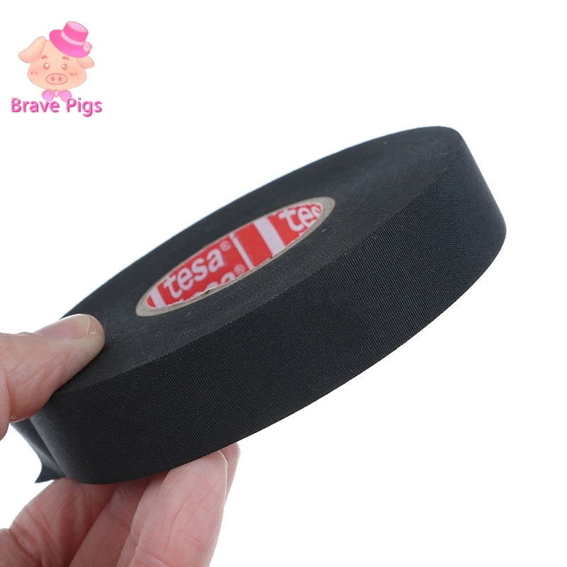 1Pc Tesa 51036 Adhesive Cloth Tape Fabric Wiring Loom Harness Length 25m