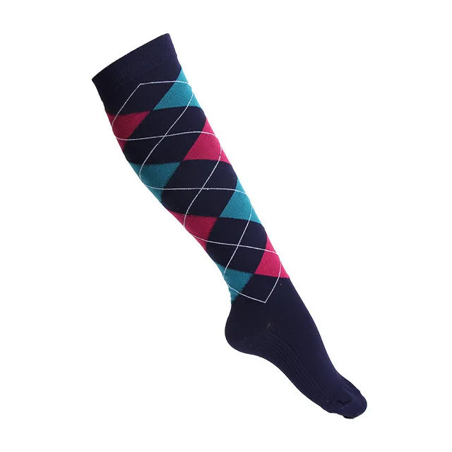 50 Style Antifatigue Unisex Compression Socks Fit for Nurses Flight Travel Medical Varicose Veins Leg Relief Pain Knee Stockings