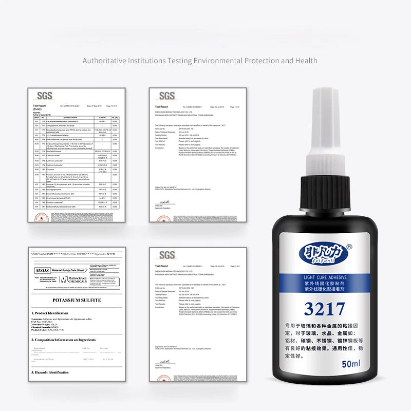 Shadowless Glue UV Glue 15ml Glass UV Glue Crystal Crafts strong Glue Transparent DIY Remedied Adhesive UV Shadowless Glue