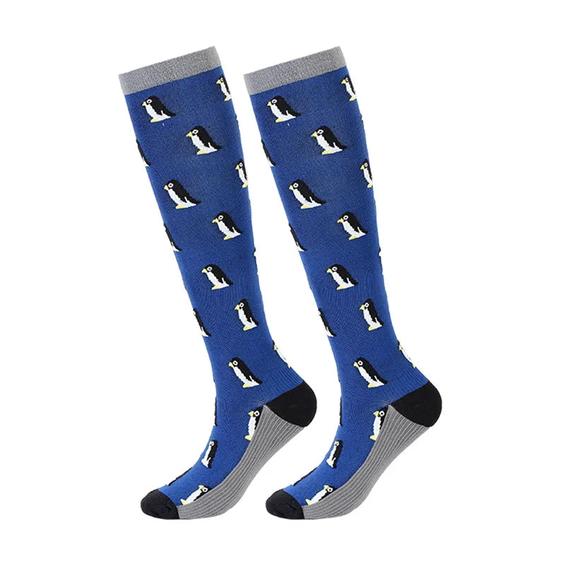Compression Socks For Women & Men Circulation Compression Socks Knee High Best For Running,Medical,Nurse,Travel,Cycling,Diabetes