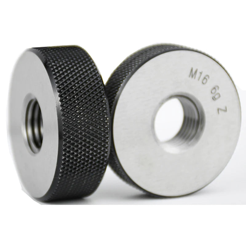 M2 M3 M4 M5 M6 M7 M8 M10 M12 M14 M16 6G-6H Thread Ring Gage Thread Ring Gauge RING GO-NOGO GAUGE 6G Measure Gauge 2pcs/set