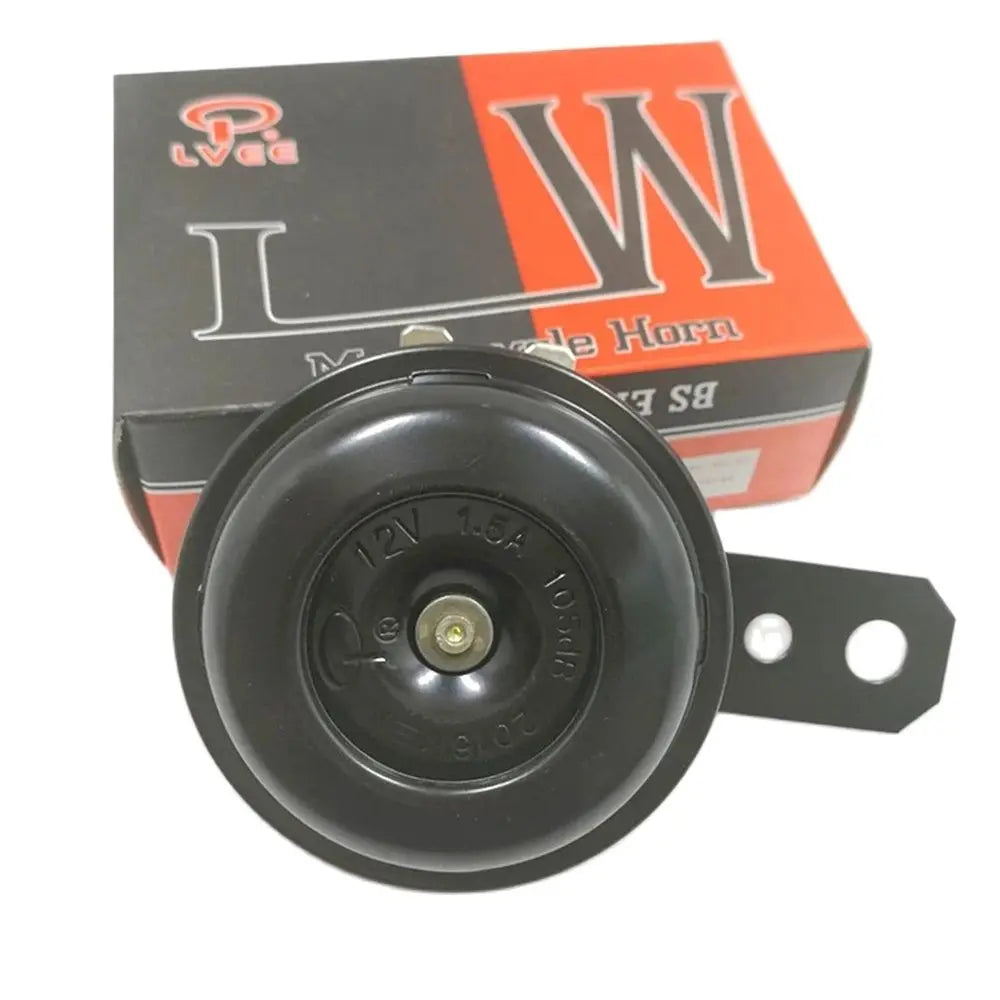 Lemod Universal Motorcycle Electric Horn Kit 12V 1.5A 105db Waterproof Round Loud Horn Speakers for Scooter Moped Dirt Bike ATV
