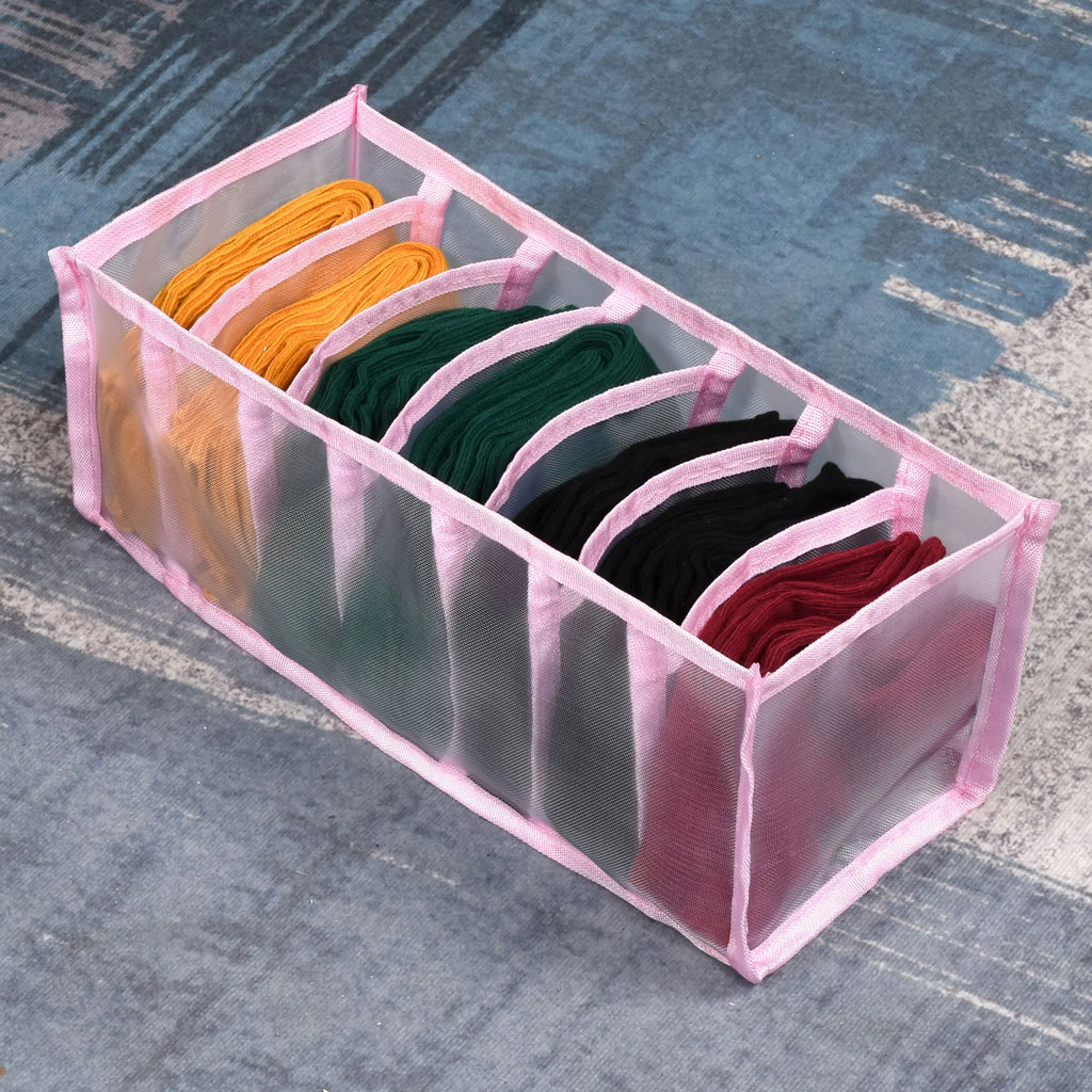 30 Grids Foldable Underwear Drawer Organizers Storage Dividers Closet Organizer Storage Box  for Clothes Bras Scarves Ties Socks