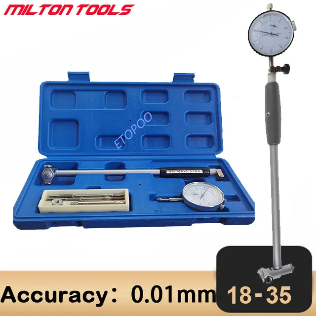 18-35mm 35-50mm 50-160mm/0.01mm Dial Bore Gauge Center Ring Dial Indicator Micrometer Gauges Measuring Tools