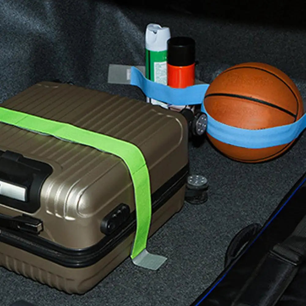 Car Trunk Tape Bandage Storage Device Hook and Loop Fixed Straps Safety Belt Car Accessories Rear Rack Magic Sticker Seat Band
