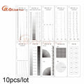 1sets Gauge Point Gauge Transparent Film Stain Card Comparison Card Stain Crack Contrast PET Dot Line Surface Quality Inspection