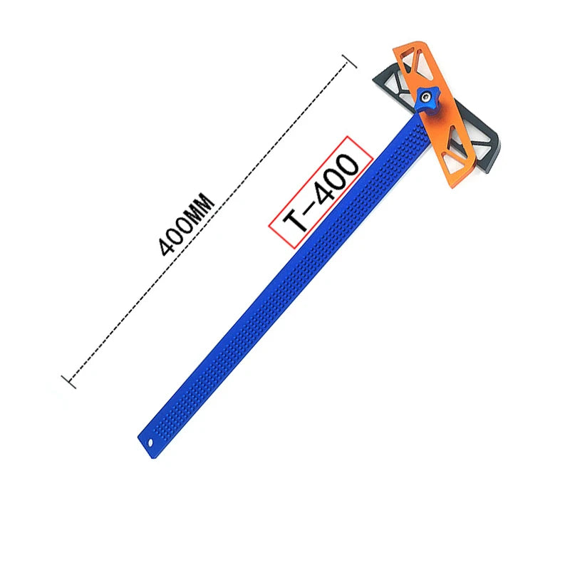 Woodworking Scribe 60-600mm T-type Ruler Scribing Ruler Aluminum Alloy Line Drawing Marking Gauge DIY Measuring Tools