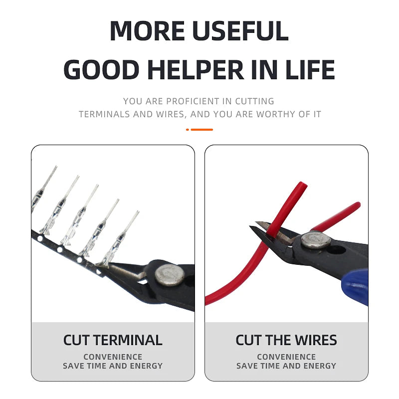 170 Electronic Diagonal Pliers Flush Cutter Internal Spring Cutting Pliers Small wire cutters